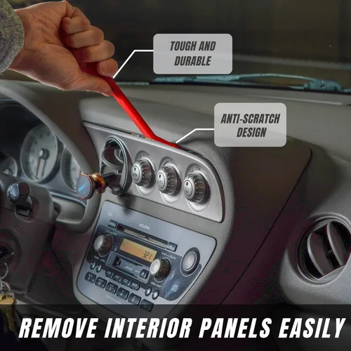 Miniatura 7 de Sunplustrade juego de panel de puerta para autos de 11 piezas con herramientas de remoción