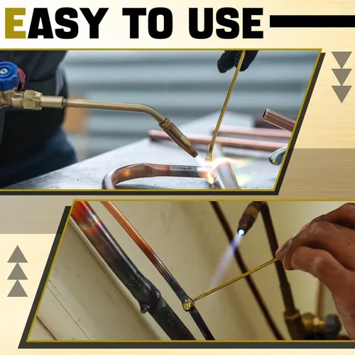 Miniatura 4 de Moxweyeni 40 piezas de varillas de latón 1.5 mm 2 mm de latón para soldadura y brasado de aleación de cobre sólido para manualidades DIY, punzones