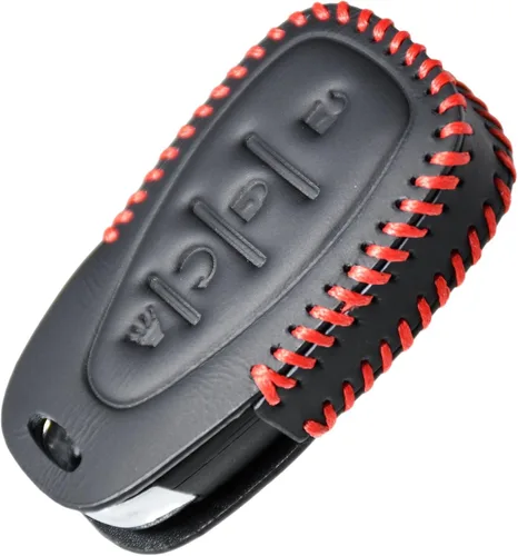 Miniatura 6 de Funda de llavero de cuero con costura hecha a mano para Chevrolet Chevy Malibu Camaro Trax Traverse Sonic Cruze Volt Equinox Trailblazer