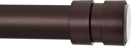 Miniatura 16 de BRIOFOX Barra de cortina de tensión ajustable de 24 a 50 pulgadas (2-4.1 pies), barra de cortina de ducha de tensión de resorte negro para ventana