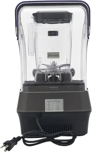 Miniatura 7 de Licuadora comercial con escudo insonorizado, licuadora silenciosa profesional de 1600 W para batidos, licuadoras resistentes con tarro de 70 onzas