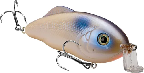 Miniatura 32 de Strike King Hybrid Hunter Shallow Jr. Señuelo de pesca, crankbait de buceo poco profundo, pico de 90 grados, ojos 3D, sonajero fuerte, se sumerge