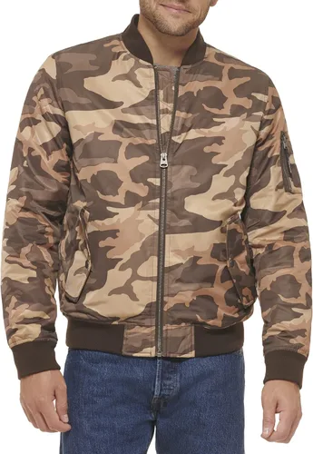 Miniatura 32 de Levi's MA-1 Flight chamarra satinada sin relleno para hombre