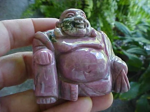Miniatura 2 de Zs2201 Gemqz Rodonita Feliz Buda De Argentina !!!