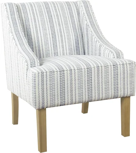 Miniatura 32 de HomePop Swoop - Silla de sala de estar con apoyabrazos, terciopelo gris