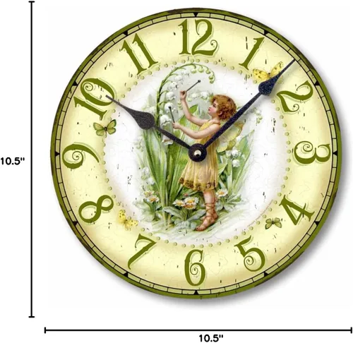 Miniatura 3 de Artículo C1203 Reloj de hadas de estilo vintage de 10.5 pulgadas