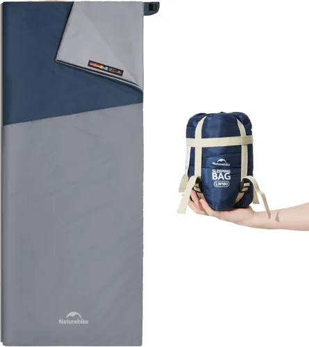 Naturehike Saco de dormir ligero y compacto, sobre de 59 ℉/32 ℉, ultraligero para mochilero, portátil, impermeable, con saco de compresión para frío