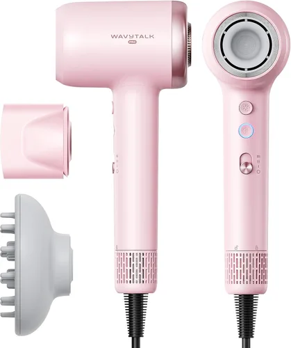 Miniatura 9 de Secador de pelo, Wavytalk Turblow Pro secador de pelo de secado rápido con difusor, secador de pelo de alta velocidad con 110,000 RPM, iones