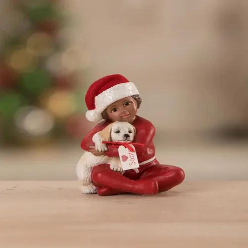 Bethany Lowe Sorpresa de cachorro navideño de Delaney