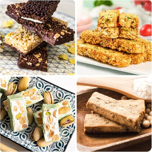 Miniatura 6 de Paquete de 2 moldes de barra de granola de silicona, molde de barra de proteína rectangular de 12 cavidades, moldes de silicona para hornear