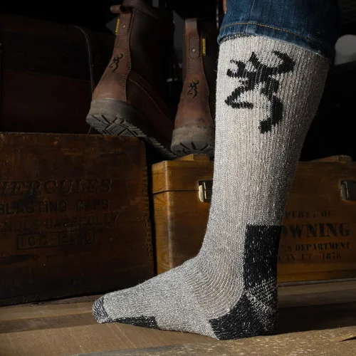 Miniatura 6 de Browning Calcetines de álamo, 2 pares de calcetines para botas de mezcla de lana