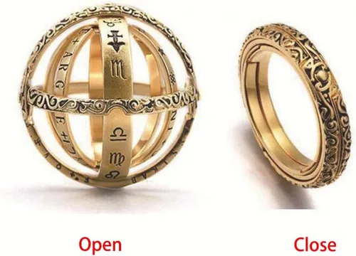 Miniatura 7 de Anillo Astronómico Plegable Para Mujeres y Hombres, Ideal Como Regalo