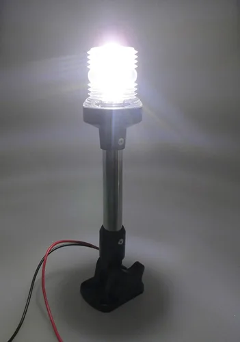 Miniatura 7 de Pactrade Marine Luz de Anclaje de Navegación Marina para Barco Yate Pontón 12V 360 Grados Todo Alrededor LED Blanco Natural A Prueba de Salpicaduras
