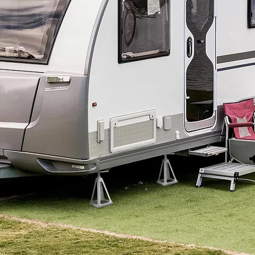 Miniatura 8 de VEVOR Juntas estabilizadoras RV, paquete de 4 Juntas de nivelación de aluminio RV, juntas de pila RV para remolque de viaje y cámper RV, junta