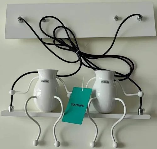 Miniatura 5 de Iluminación colgante LED creativa, moderna, doble para personas pequeñas, lámpara colgante de techo, luces colgantes ajustables para dormitorio