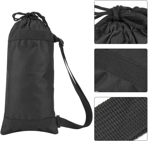 Miniatura 4 de Acouto Bolsa de trípode para cámara, tela Oxford, portátil, plegable, al aire libre, bolsa de transporte para fotografía (13.8 in)