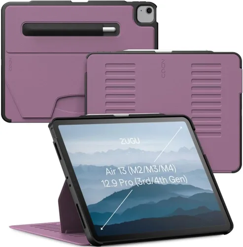 Miniatura 16 de Zugu Case Funda protectora delgada para iPad Air de 13 pulgadas M4 2026, M3 2025, M2 y 12.9 pulgadas (3ª/4ª generación), funda protectora delgada
