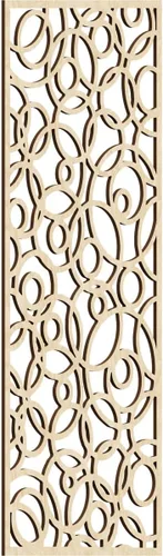 Miniatura 65 de Latrobe Paneles de pared decorativos de madera con calado, 9 3/8 pulgadas de ancho x 24 3/8 pulgadas de alto x 3/8 de alto, roble rojo rojo (Red Oak)