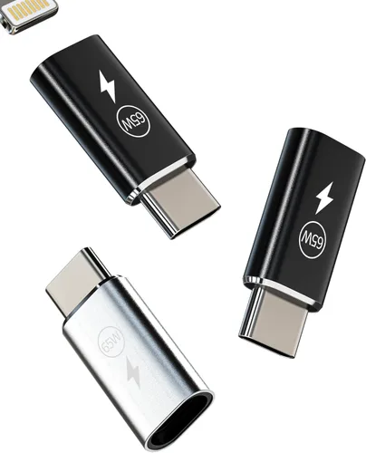 Miniatura 11 de Paquete de 3 adaptadores Lightning hembra a USB-C macho, tipo de carga para iPhone 11, iPad Pro, Samsung Galaxy S20, Note 10, LG V50, HTC U12, Nexus