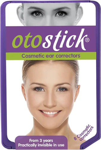 Otostick - 8 unidades de corrector discreto estético para orejas prominentes - Productos correctivos para el cuidado de las orejas para pinzado de