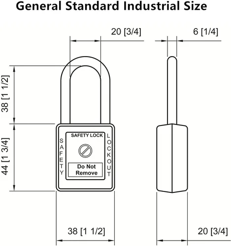 Miniatura 7 de SAFBY Loto - Candados seguros con 10 llaves para estaciones y dispositivos de bloqueo (amarillo, clave diferente)