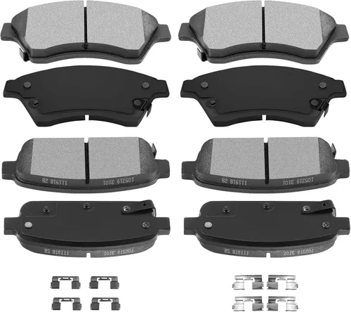 Miniatura 22 de Pastillas de freno, ECCPP D465 D537 8 piezas de kits de freno de cerámica aptos para 1997 1998 1999 para Acura CL, 1991-1997 para Honda para Accord