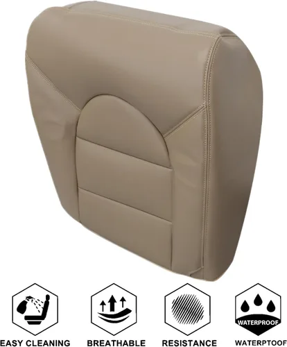 Miniatura 6 de NLQR Funda de repuesto para asiento delantero izquierdo del lado del conductor, compatible con Ford F250 F350 F450 F550 Lariat XLT XL Super Duty