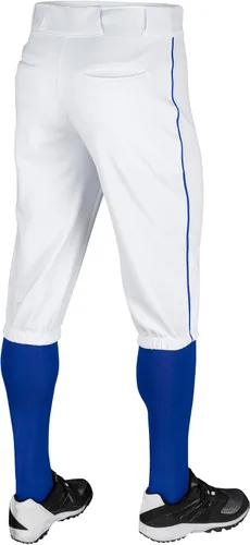 Miniatura 2 de CHAMPRO - Pantalones de béisbol, estilo juvenil, triple corona con contraste de color.