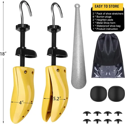 Miniatura 7 de eachway - Estirador de zapatos para hombre y mujer, ajusta el largo y ancho del calzado, para tallas de hombre de EE. UU. de 10 a 13.5