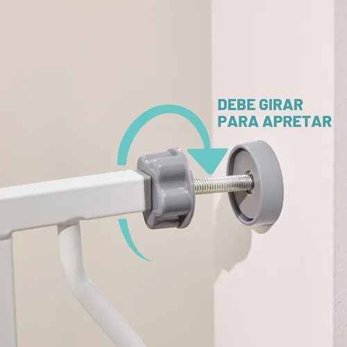Miniatura 5 de Regalo Easy Step - Puerta de seguridad extra ancha de 49 pulgadas para bebé, incluye kit de extensión de 4 pulgadas y 12 pulgadas, kit de montaje a