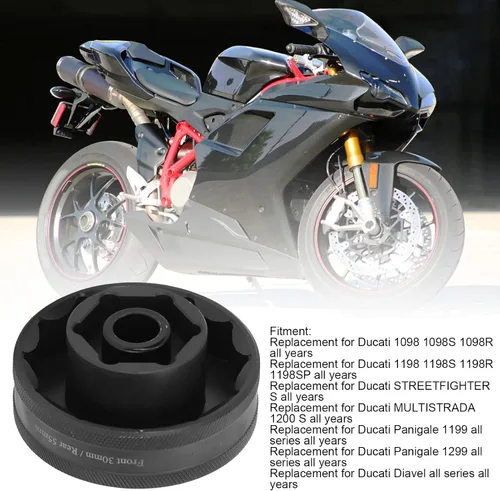 Miniatura 2 de Herramienta de enchufe de tuerca de rueda para Ducati 1098 1198 1199S, herramienta de reemplazo de la herramienta de manguito de rueda de motocicleta