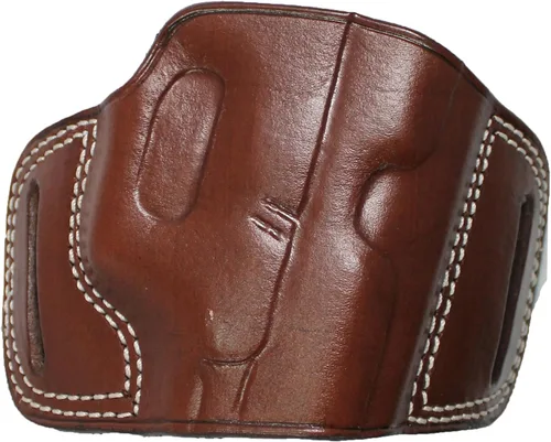 Miniatura 22 de YT HOBBY Funda para pistola de cuero hecha a mano con deslizamiento rápido en la cintura OWB Marrón - mano derecha
