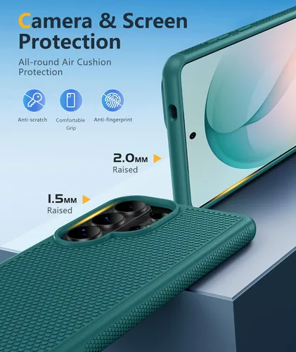 Miniatura 1100 de FNTCASE Funda para iPhone 17 Pro: Fundas delgadas translúcidas de color azul claro compatibles con MagSafe, protección completa de la cámara
