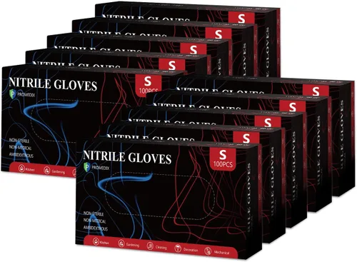 Miniatura 8 de PROMEDIX P Nitrile Disposable Gloves,4mil-100 Count,Gloves Disposable Latex Free,Powder Free for Cooking,Household,Food safe