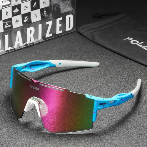 Miniatura 7 de Gafas de sol polarizadas deportivas para hombres y mujeres, jóvenes y niños. Gafas de sol para béisbol y sóftbol, para ciclismo y correr C17