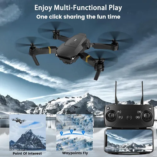 Miniatura 5 de Drones with Camera for Adults 4K 1080P, Mini Drone with Camera Foldable Drones for Adults, Altitude Hold, One Key Take Off/Land, 3D Flip, 3 Speed
