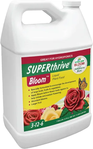 Dyna-Gro Bloom, BLM-032 3-12-6. Alimento para plantas, 1 cuarto de galón, Blanco