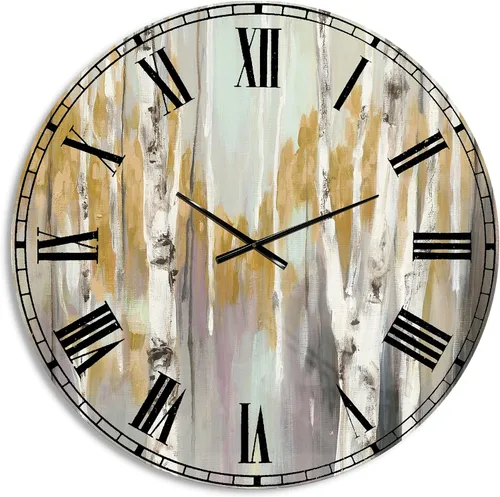 Miniatura 17 de DesignQ Reloj de pared con diseño de vaca y vida campestre para el hogar, dormitorio, baño, oficina, sala de estar