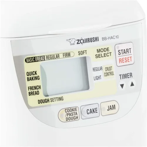Miniatura 7 de Zojirushi BB-HAC10 Home Bakery panificadora programable mini de 1 libra, color blanco