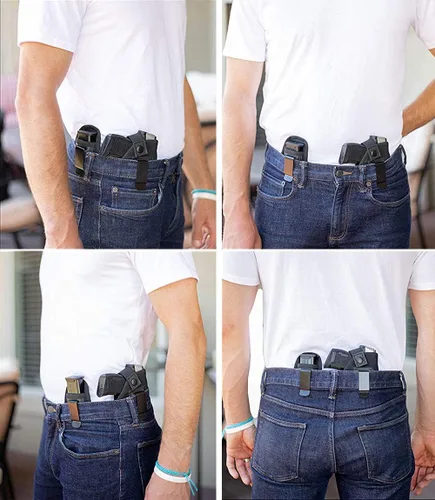 Miniatura 6 de Paquete de 2 fundas universales IWB para cargadores de transporte oculto 9mm .40 .45 Bolsa para cargador dentro de la cintura Funda