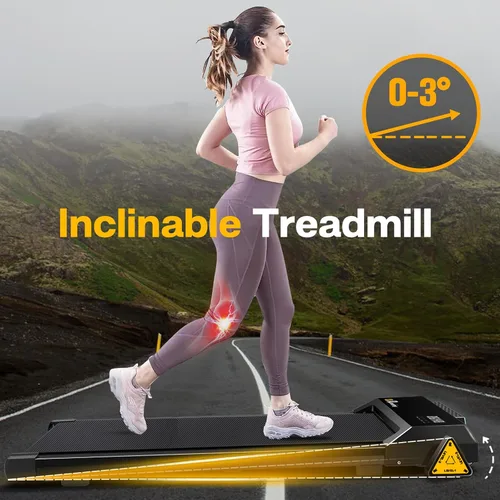 Miniatura 2 de Caminadora para debajo del escritorio, almohadilla para caminar para el hogar y la oficina, caminadora portátil de 2.5 HP, máquina de correr