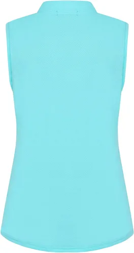 Miniatura 2 de Polo de golf sin mangas para mujer, camisetas deportivas ligeras para tenis