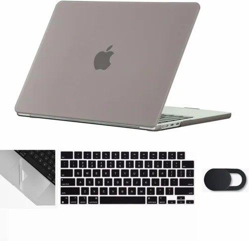 Miniatura 25 de Se7enline Compatible con MacBook Air 2024 de 15 pulgadas M4 M3 M2 A2941/A3114/A3241 Funda rígida para laptop Mac Air 15.3, cubierta protectora