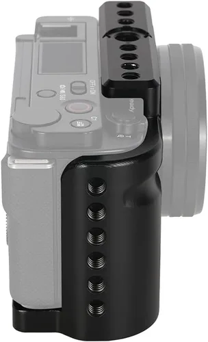 Miniatura 3 de NICEYRIG Jaula para cámara Sony ZV-E10 Vlog Vlogging, con mango de aluminio - 469