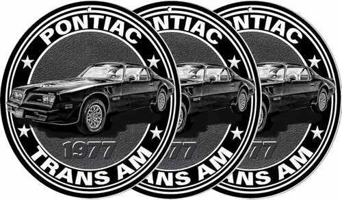 Miniatura 14 de Brotherhood Letreros de metal de metal con emblema de Trans Am de alto rendimiento, reproducción de fotografía de pájaro, letrero redondo