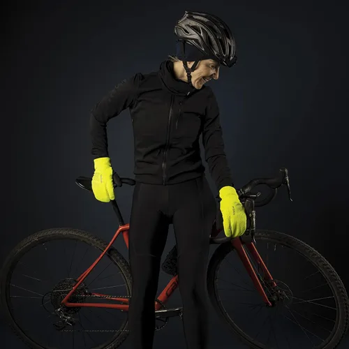 Miniatura 4 de GripGrab Ride Windproof Deep Winter Lobster 3-Finger Cycling Gloves Thermal Fleece Lined Padded Windproof Cold Weather Water-Repellent