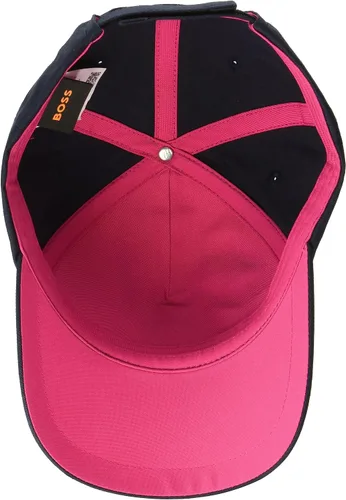 Miniatura 3 de BOSS Gorra con logotipo central de sarga de algodón para hombre