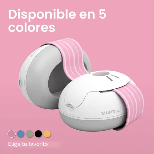 Miniatura 6 de Alpine Muffy Baby - Protección de oídos para bebés y niños pequeños de hasta 36 meses, certificado CE y ANSI, orejeras con reducción de ruido, Rosa