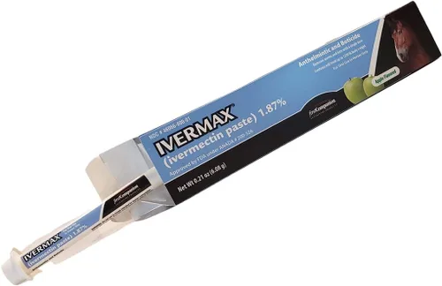 Miniatura 5 de Ivermax - Desparasitante de pasta equina de ivermectina con sabor a manzana, paquete de 2