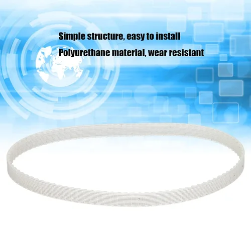 Miniatura 2 de POCREATION Correa de torno transparente 1.5M X 94 dientes de poliuretano accesorio pieza de repuesto para 8X14 Mini piezas Drive Timing Geared